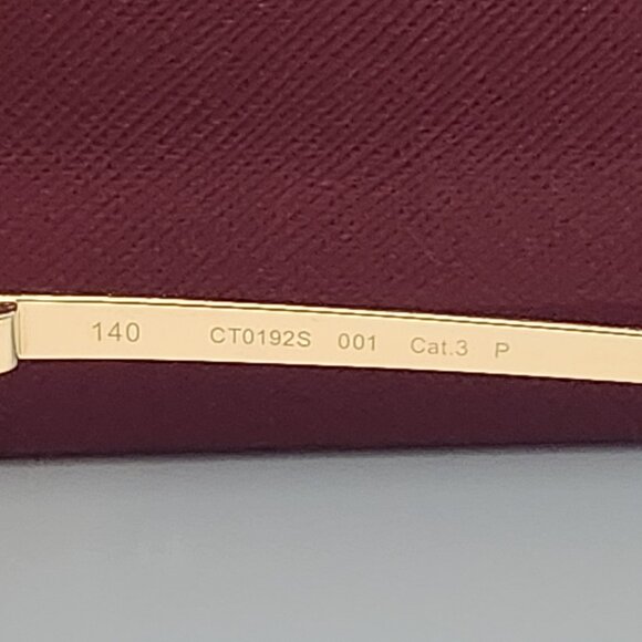 Cartier Pilot Aviator Unisex Polarized Sunglasses CT0192S 001 Grey | NIB - Picture 10 of 12